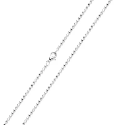 Produktbild von MATERIA by Matthias Wagner 2,7mm Kugelkette Silber 925 hochglänzend - Halskette Damen Collier in 40-70cm mit Box K10