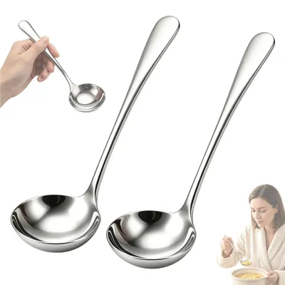 Produktbild von Edelstahl Löffel 20 cm, Set von 2