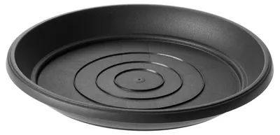 Produktbild von Blumentopf Untersetzer - Pflanzuntersetzer - Ø 17 cm - Rund - Kunststoff - 10er Pack - Anthrazit