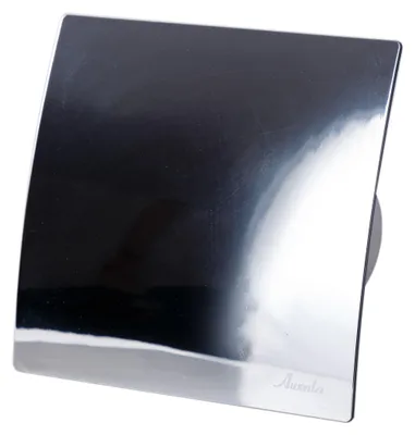 Image de Ventilateur axial pour petites pièces avec inertie & hygrostat Système Silent Escudo Chrome 125 H