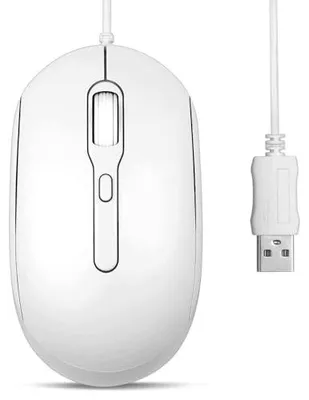 Zdjęcie produktu dla Mysz przewodowa USB optyczna ergonomiczna 1200 2000 dpi