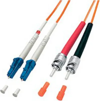 Produktbild von Equip LWL Patchkabel LC->ST 5.00m Multimode Duplex OM2 or Polybeutel