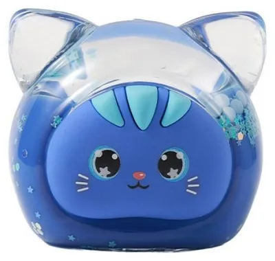 Immagine prodotto di iTOTAL Globo neve Bubblehead, gatto blu