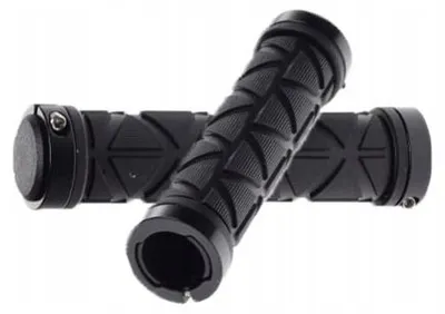 Produktbild von Velo schwarze MTB Lenkergriffe geschraubt 130mm