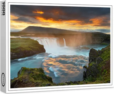 Produktbild von raxxa Premium-Puzzle "Godafoss", 1000 Teile