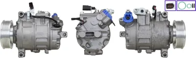 Produktbild von LUCAS ACP929 Klimaanlage Klimakompressor PAG 46 R134a für VW Touareg (7P5, 7P6) für AUDI Q7 (4LB) A8 (4E2, 4E8) A8 (4H2, 4H8, 4HC, 4HL) für PORSCHE