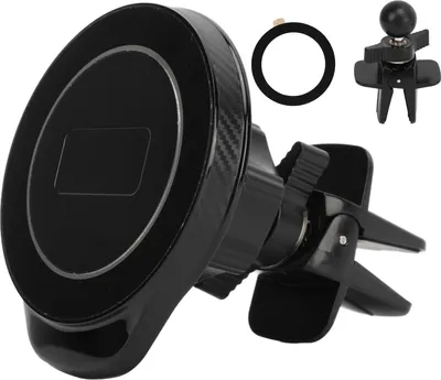 Image de Support magnétique pour téléphone portable, universel, réglable à 360 degrés, pour les fentes d'aération de la voiture, convient à tous les téléphones portables