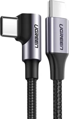 Immagine prodotto di UGREEN USB-C a USB-C, angolato, 1 m - Grigio/Nero