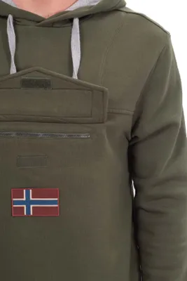 Produktbild von NAPAPIJRI - Sommerlicher Burgee-Kapuzenpullover für Männer - Größe XXS