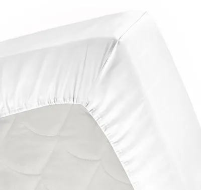 Produktbild von Cinderella - Topper-Spannbettlaken (bis 15 cm) - Jersey - 80/90x200/210 cm - White