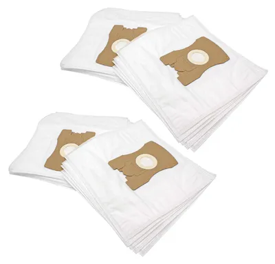 Produktbild von vhbw 20x Staubbeutel kompatibel mit Vorwerk Tiger VT260, 260, VT300, VT265, 300, VT270, 265, 270 Staubsauger - 33cm x 24cm Weiß
