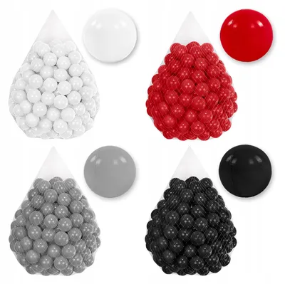 Produktbild von Bälle Für Bällebad 7 cm - 200 Stück - Bunte Babybälle Plastikbälle Baby Spielbälle | TUPPI