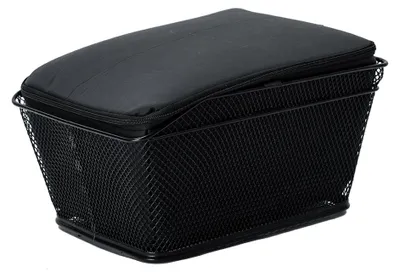 Zdjęcie produktu dla Koszyk rowerowy o dużej pojemności, wodoodporny, o dużej nośności, wytrzymały metalowy tylny koszyk rowerowy