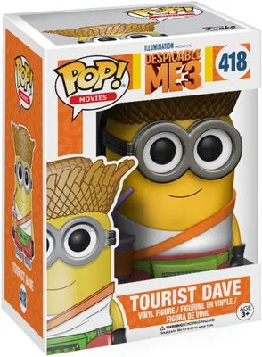 Produktbild von Despicable Me 3 - Tourist Dave 418 - Funko Pop! - Vinyl Figur