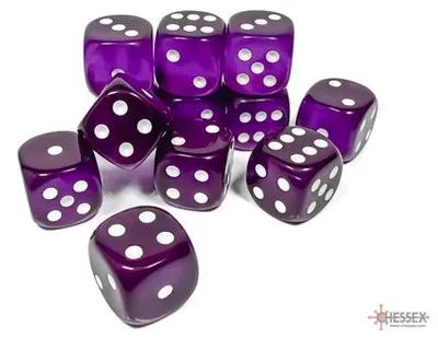 Produktbild von Chessex 23607, Würfelsatz, Unisex, Deutschland, 16 mm, 16 mm, 16 mm
