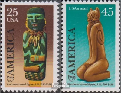 Produktbild von Briefmarken USA 1989 Mi 2055-2056 (kompl.Ausg.) postfrisch Kunst und Brauchtum