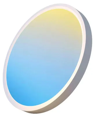 Produktbild von RGB Deckenleuchte - LED Deckenlampe - 360° Farbverlaufsbeleuchtung - Dimmbar - Augenfreundliches Licht - Für Schlafzimmer und Wohnzimmer - Weiß