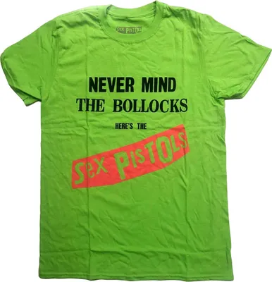 Image de Pistols - "Never Mind The Bollocks Original Album" T-shirt Homme/Femme Unie RO9217 (Taille unique) (Vert)