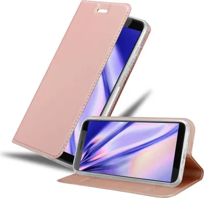 Obrázok produktu pre Cadorabo puzdro na mobilný telefón pre HTC Desire 12 ochranné puzdro v ružovej farbe Cover Etui Book Case Booklet