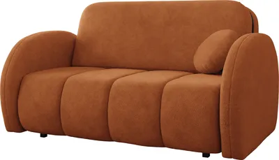 Produktbild von MIRJAN24 Schlafsofa Viva Comfy III, Bettkasten und Schlaffunktion, mit Kissen, 2-Sitzer (Farbe: Velo 627)