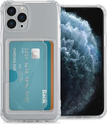 Produktbild von imoshion Soft Case Back Cover mit Kartenhalter iPhone 11 Pro - Transparent
