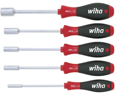 Productafbeelding van Wiha 01034 Wiha Sechskant-Schraubendreher SoftFinish® 01034 5-tlg.