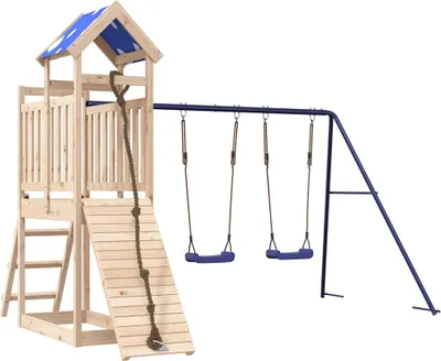 Produktbild von vidaXL Spielturm Massivholz Kiefer