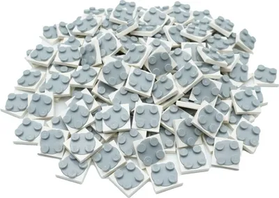 Immagine prodotto di LEGO® 2x2 Piattaforma girevole bianco grigio chiaro - 3679 3680 NUOVO! Quantità 50x