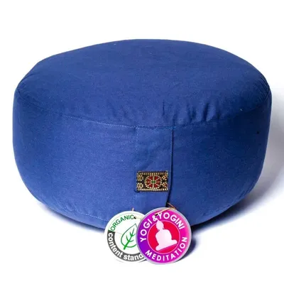 Obrázok produktu pre Meditačný vankúšik Slate Blue Biobavlna (ocs) - 33x17 cm; ± 2300 G