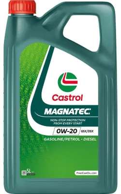 Produktbild von CASTROL Magnatec GSX/DSX für 0W-20 5 Liter Motoröl Motorenöl 9.55535-DSX 9.55535-GSX Öl