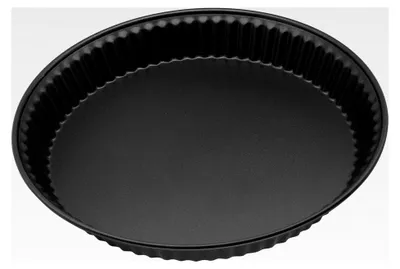 Produktbild von Quicheform ø28 cm PURE, Tarte- und Obstkuchenform, Tortenbodenform (Farbe: schwarz), Menge: 1 Stück