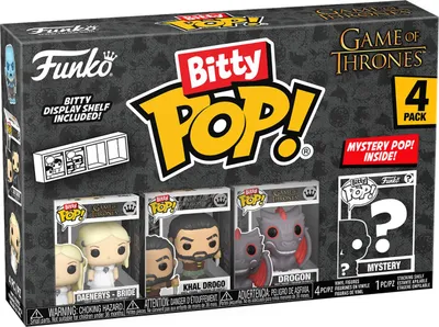 Produktbild von Game of Thrones - Daenerys Khal Drogo Drogon Bitty Pop! Funko