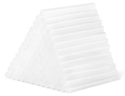 Productafbeelding van A. Basis: Heetlijmstiften, mini-formaat (10,2 x 0,7 cm), verpakking van 100 stuks, transparant
