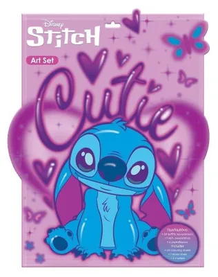 Image de Livre de coloriage avec autocollants Lilo & Stitch - Diakakis
