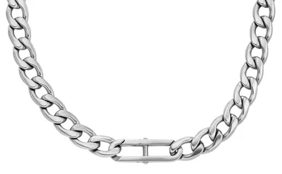 Immagine prodotto di Fossil JF04769040 Catena da uomo in acciaio inossidabile argento 51 cm