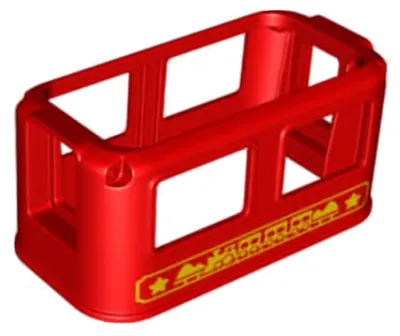 Imagen del producto de LEGO Duplo, cabina de pasajeros para tren, color rojo, 4 x 8 x 3 1/2 (35733pb01) – nuevo