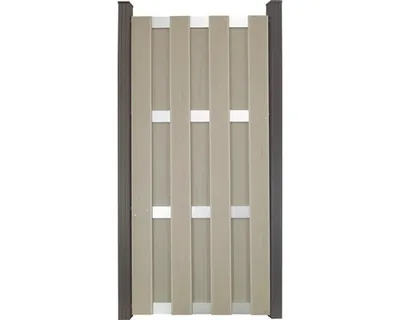 Produktbild von Teilelement GroJa Merano vormontiert ohne Pfosten 84,30 x 180 cm bi-color sand