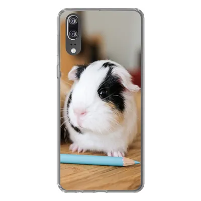Produktbild von MuchoWow® Handyhülle Schutzhülle Hülle für Huawei P20 Entzückende Baby-Meerschweinchen Silikon Softcase Handy Hülle - Hardcover