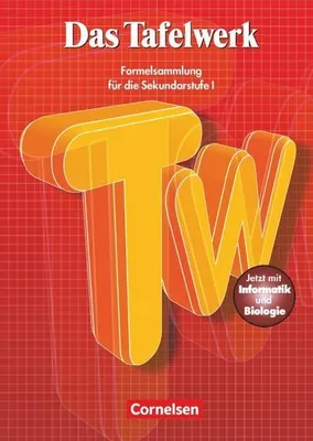Immagine prodotto di Das Tafelwerk - Formelsammlung für die Sekundarstufe I - Östliche Bundesländer und Berlin