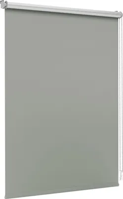 Produktbild von JALOUSIESCOUT Thermorollo mit Klemmmontage / Vollverdunkelnd, 45 x 130 cm, dunkelgrau ohne Bohren, für Fenster und Türen, Sonnenschutz Sichtschutz, energiesparend