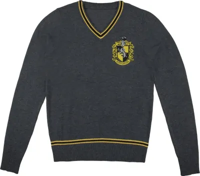Produktbild von Harry Potter - "Hufflepuff" Sweatshirt für Herren, Zum Überziehen CD1641 (XXS) (Anthrazit)