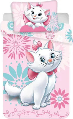Produktbild von Marie Aristocats Bettwäsche Kopfkissen Bettdecke Flowers 100x135 cm