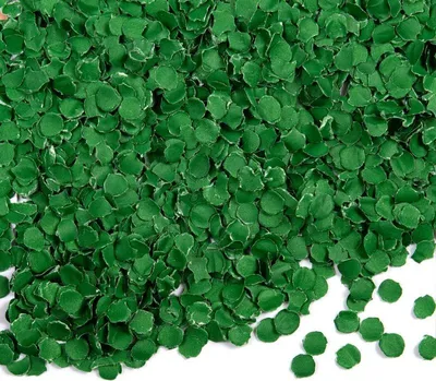 Produktbild von Rundes grünes Papier Konfetti 100g