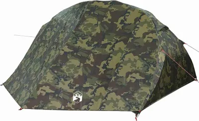 Zdjęcie produktu dla Namiot wędkarski vidaXL w kamuflażu, 514 x 465 x 187 cm, poliester i włókno szklane