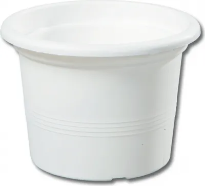 Obrázok produktu pre Kvetináč CAMPANULA biely plast d13x9cm
