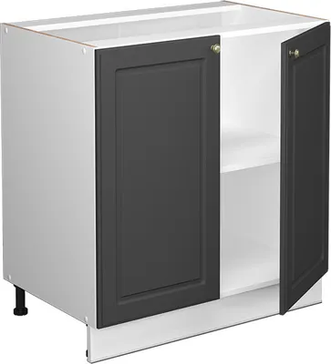 Obrázek produktu pro Skříňka pod dřez Vicco Fame-Line Antracitově zlatý 80 cm s policí, PD Dub, Model 46762