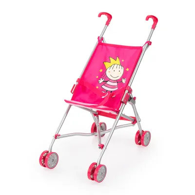 Obrázok produktu pre Bayer Design 30182AA - Kočík pre bábiky, skladací/skladací, s dvojitými kolesami, ružový, Princess