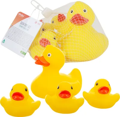 Produktbild von AKUKU Badeentchen für die Badewanne 4 Stück