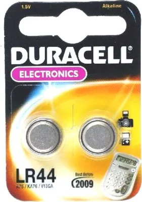 Produktbild von Original Knopfzelle Duracell LR44, 36595