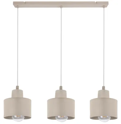 Produktbild von Pendelleuchte PANTA Kaschmir E27 3-flammig – Moderne Hängelampe für Wohnzimmer Esszimmer